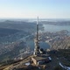 Ulriken radio tower, towering over Bergen, Norway - VideoHive Item for Sale