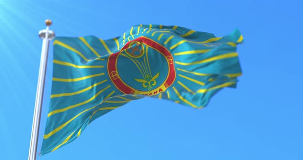 Nur-Sultan Flag, Kazakhstan