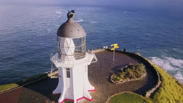 Cape Reinga lighthouse aerial