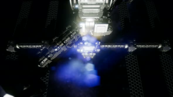 Spaceship Travelling Through the Universe alt