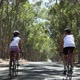 Young couple cycling along road - VideoHive Item for Sale