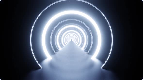 Cold Ring Tunnel Vj Loop Background HD