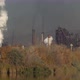 Air pollution over the city by emissions from industrial chimneys - VideoHive Item for Sale