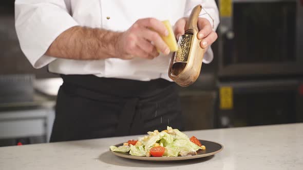 Caesar Salad on a Plate