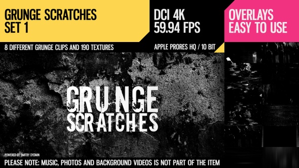 Grunge Scratches (4K Set 1) alt