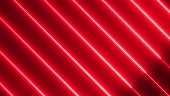 Neon lights glowing futuristic trendy red color seamless neon light line. Vd 631