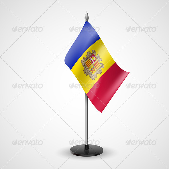 Table Flag of Andorra