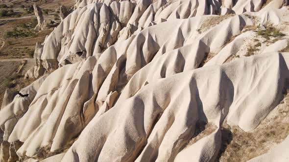 Cappadocia Landscape Aerial View. Turkey. Goreme National Park