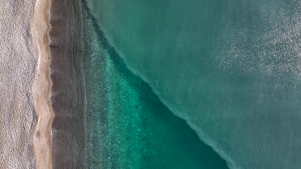 Beach Aerial View Turkey Antalya 4 K