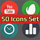 50 Icons Set - 3DOcean Item for Sale