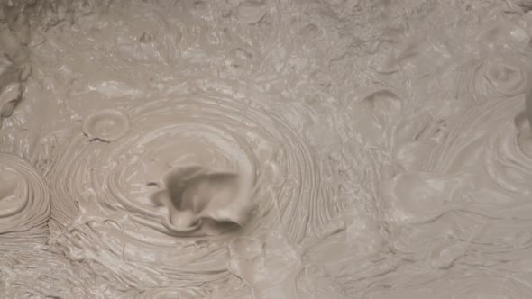 Bubbling Mud Pool in Rotorua, New Zealand