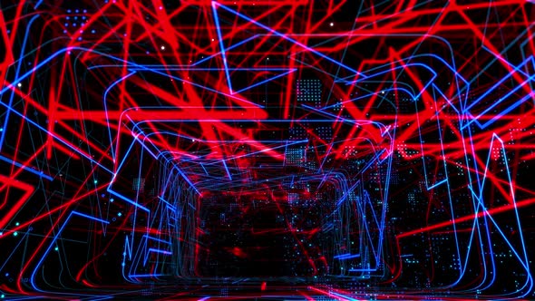 Laser Network Tunnel Light 05 4K alt