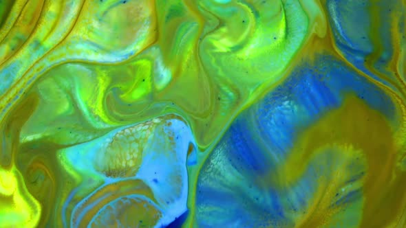 Close Up Of Abstract Colorful Fluid Paint Background Textured 16 alt