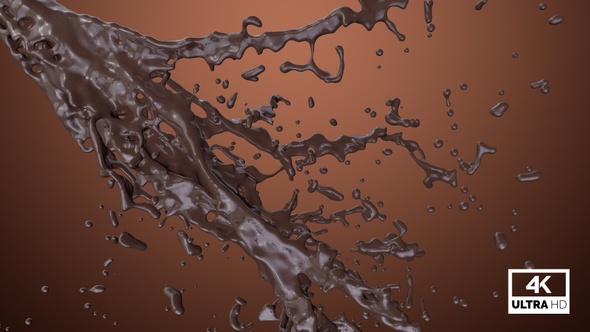 Chocolate Flowing With Splash alt