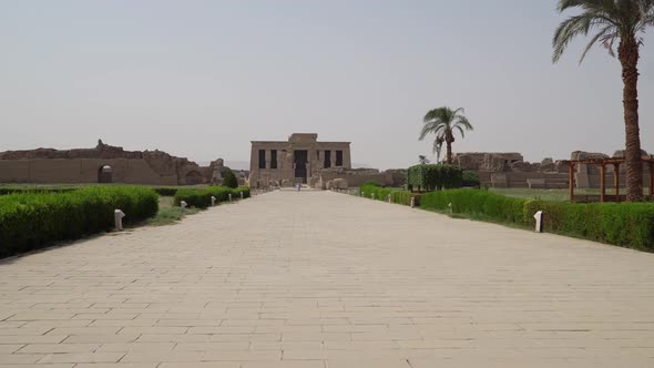 Dendera Temple or Temple of Hathor Egypt. 