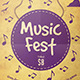 Music Fest Flyer Template - GraphicRiver Item for Sale