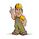 Cartoon Builder Worker - GraphicRiver Item for Sale