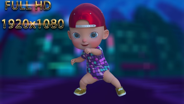 Cartoon Baby Dance V25 - 60 Fps