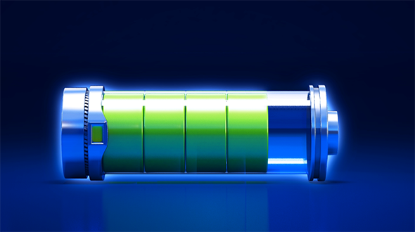 Charging of Glass Battery