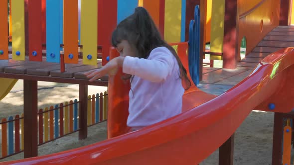 Children's Slide on Playground