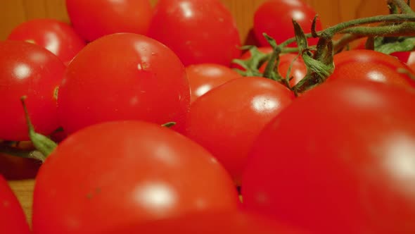 Group of Small Red Tomatoes