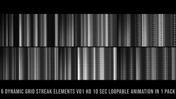 Dynamic Grid Streaks Gray Pack V01 alt
