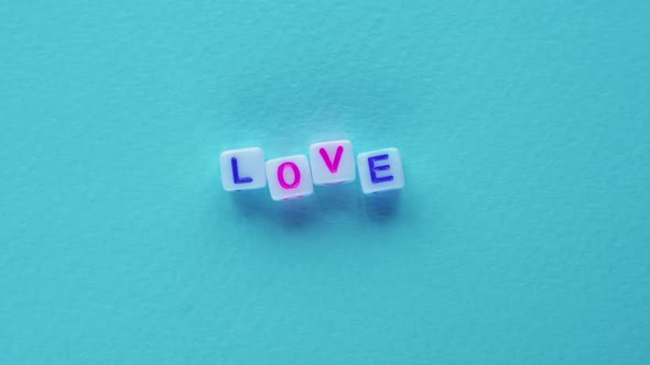 Love Word Romantic Message Animation Gif Message