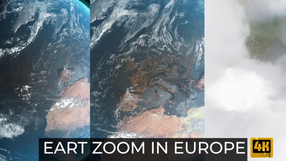 Earth Zoom In Europe