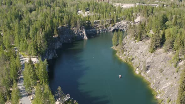 Ruskeala Park in Karelia