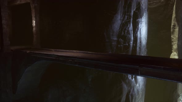 Old Stone Bridge in Underground World alt