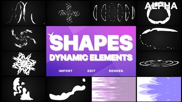 Dynamic Shapes Pack | Motion Graphics Pack alt