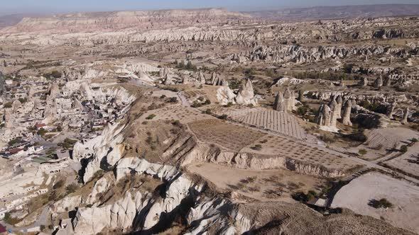 Aerial View Cappadocia Landscape