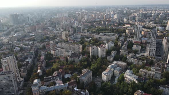 Kyiv - the Capital of Ukraine. Aerial View. Kiev