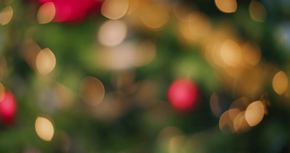 Abstract festive bokeh background