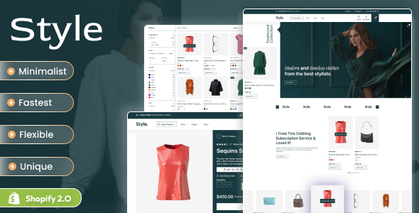 Style -  Fashion Shopify 2.0 eCommerce Theme