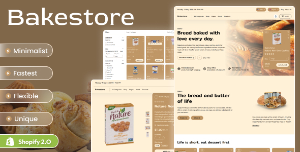 Bake Store - Cakes and Sweets Store Shopify 2.0 Theme