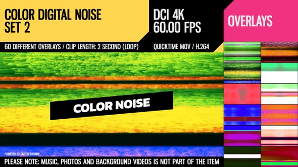 Color Digital Noise (4K Set 2)