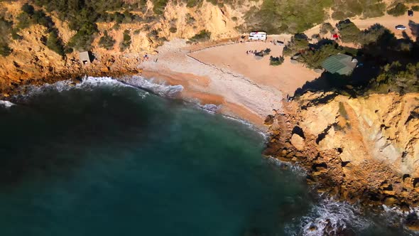 Es Torrent beach in Ibiza, Spain