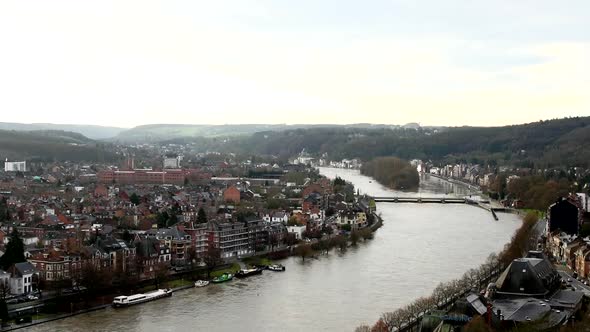 Dinant is a city in the Belgian province of Namur, the city is located at the river Meuse