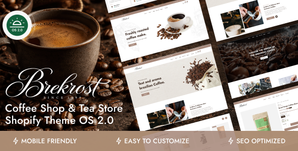 Brekrost - Coffee Shop, Tea Store & Beverage Shopify Theme OS 2.0