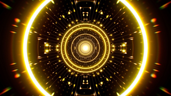 Yellow Ornate Art Deco Light alt