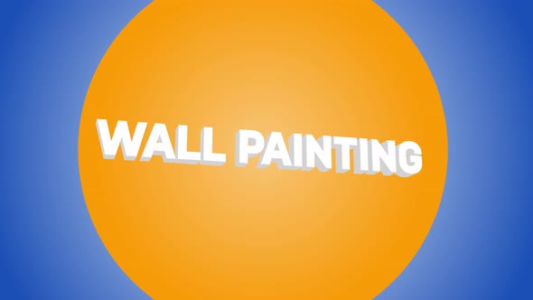 Wall Painting 3D Transition 4k