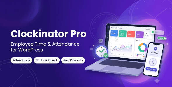 Clockinator Pro - Staff & Time Management system