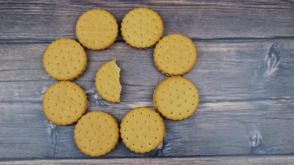 Natural Biscuits Closeup