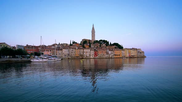 Rovinj , Croatia - Beautiful Cityscape Skyline