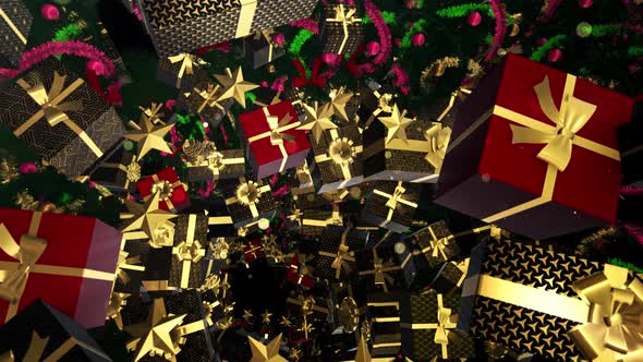 Christmas Gift Box Style Art Deco 08 4K alt