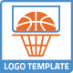 Basketball Hoop Game Logo - GraphicRiver Item for Sale