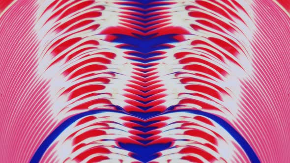 Liquid Abstractions Blue Red and Yellow