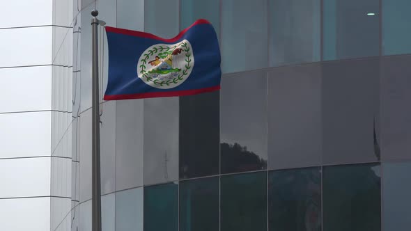 Belize Flag  Background 2K
