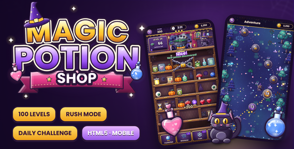 Magic Potion Shop | HTML5 Game
